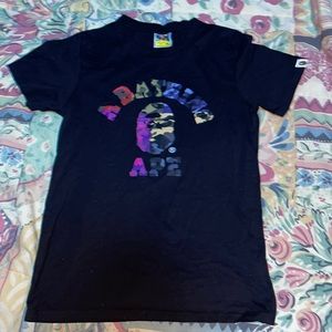 Bape T Shirt Rainbow Camo
